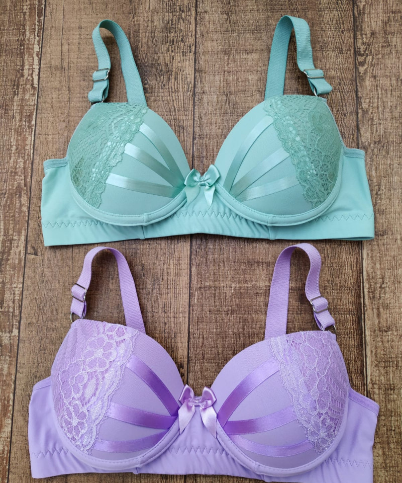 Sutiã Simone 14 Sutia Simone lilas e teos