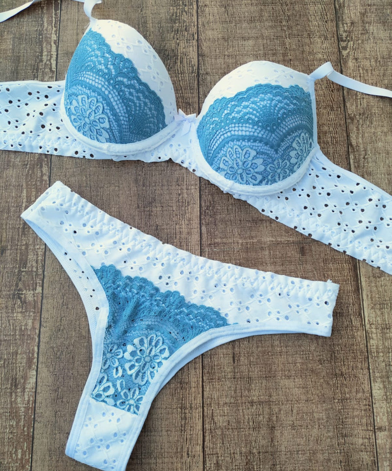 Conjunto Drika 12 conjunto drika branco frente