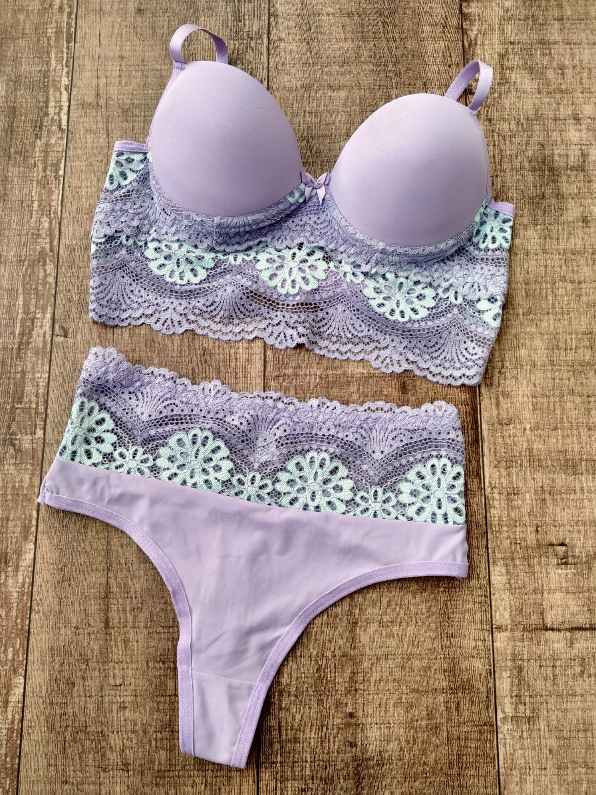 Conjunto Melina - Lilás, P