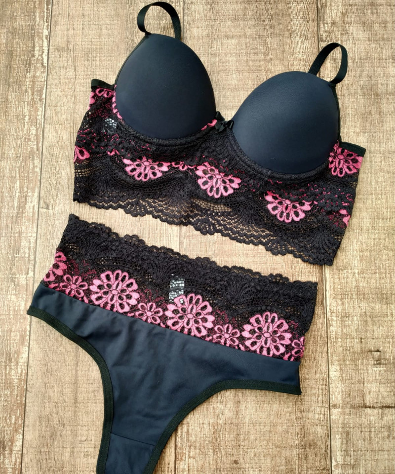 conjunto melina preto