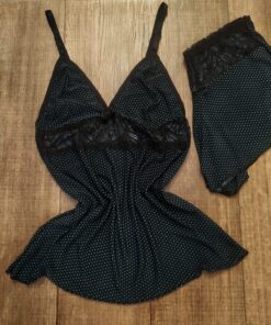 Baby Doll Manuella preto