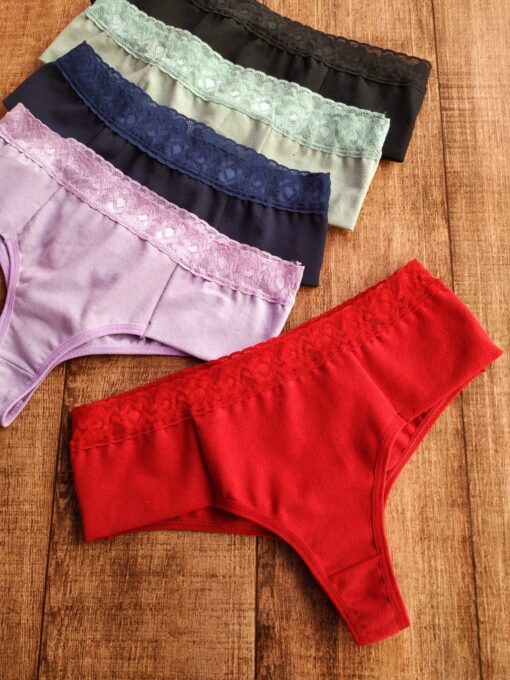 Calcinha Algodão e Renda Lívia fabrica de calcinha catálogo de lingerie scaled