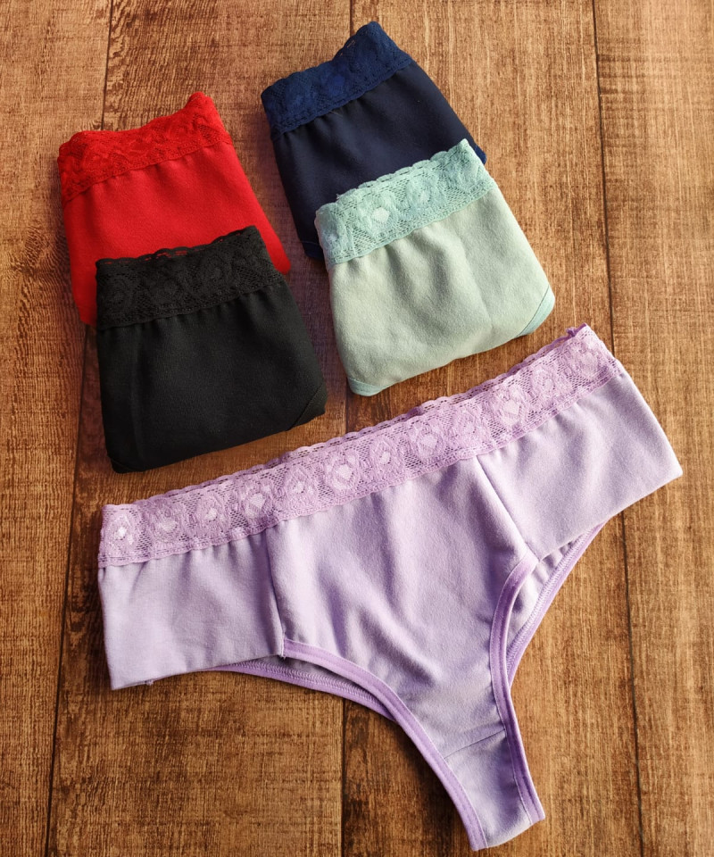 Calcinha Algodão e Renda Lívia fabrica de calcinha  scaled