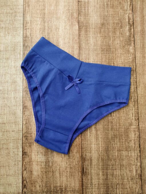 calcinha cos alto cotton algodao blitz lingerie azul scaled