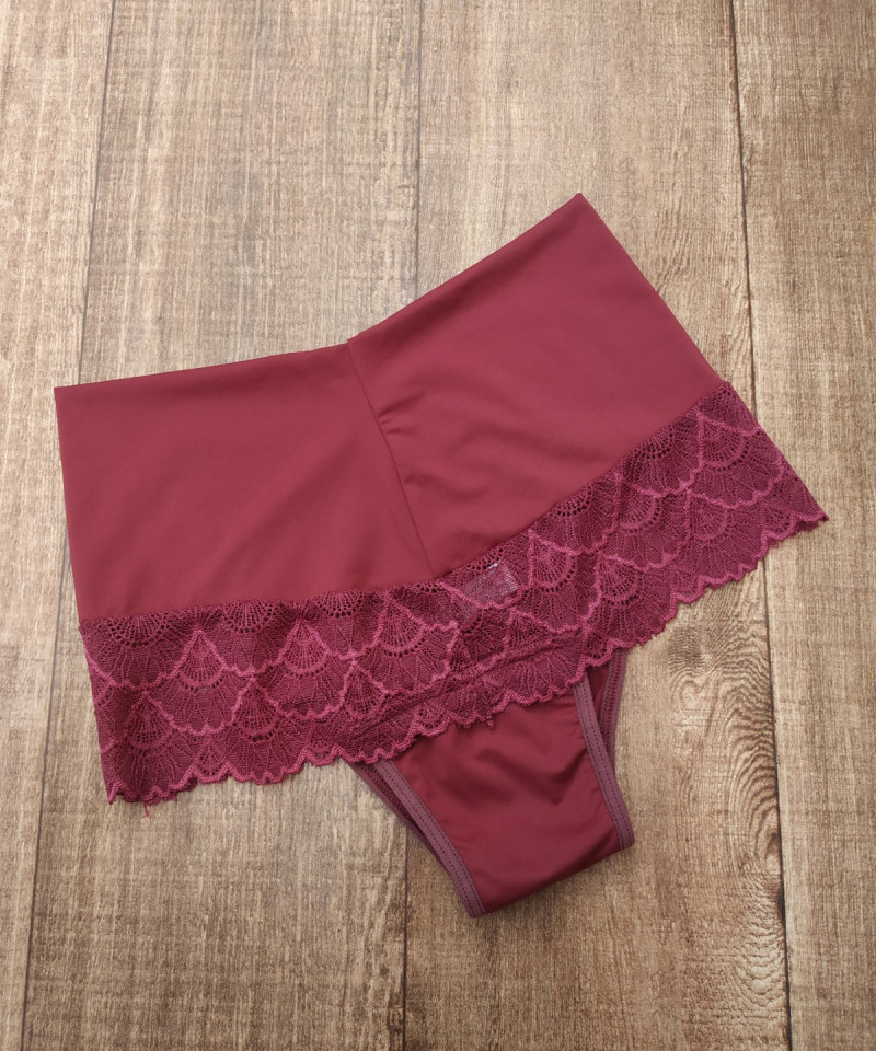 Calcinha Cós Duplo Verônica 14 Calcinha Cos Duplo Veronica rubro