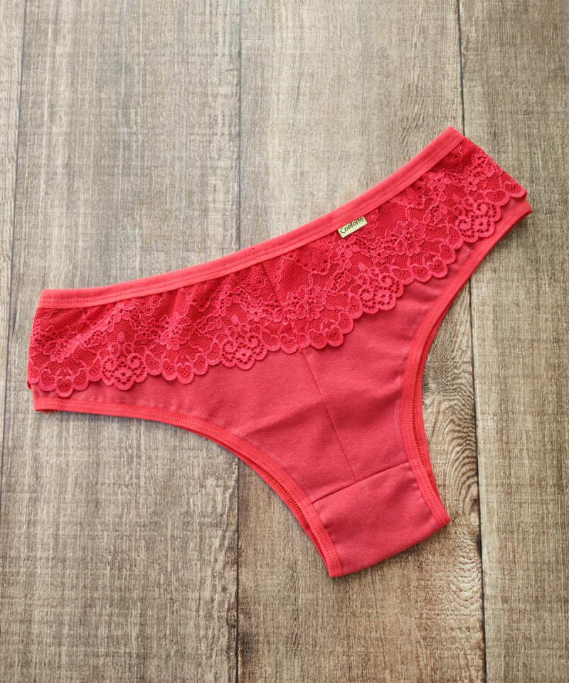 Calcinha Cotton Melissa - Rubi, GG