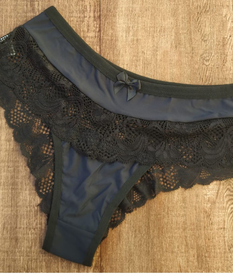 Calcinha Kamila - Preto, GG