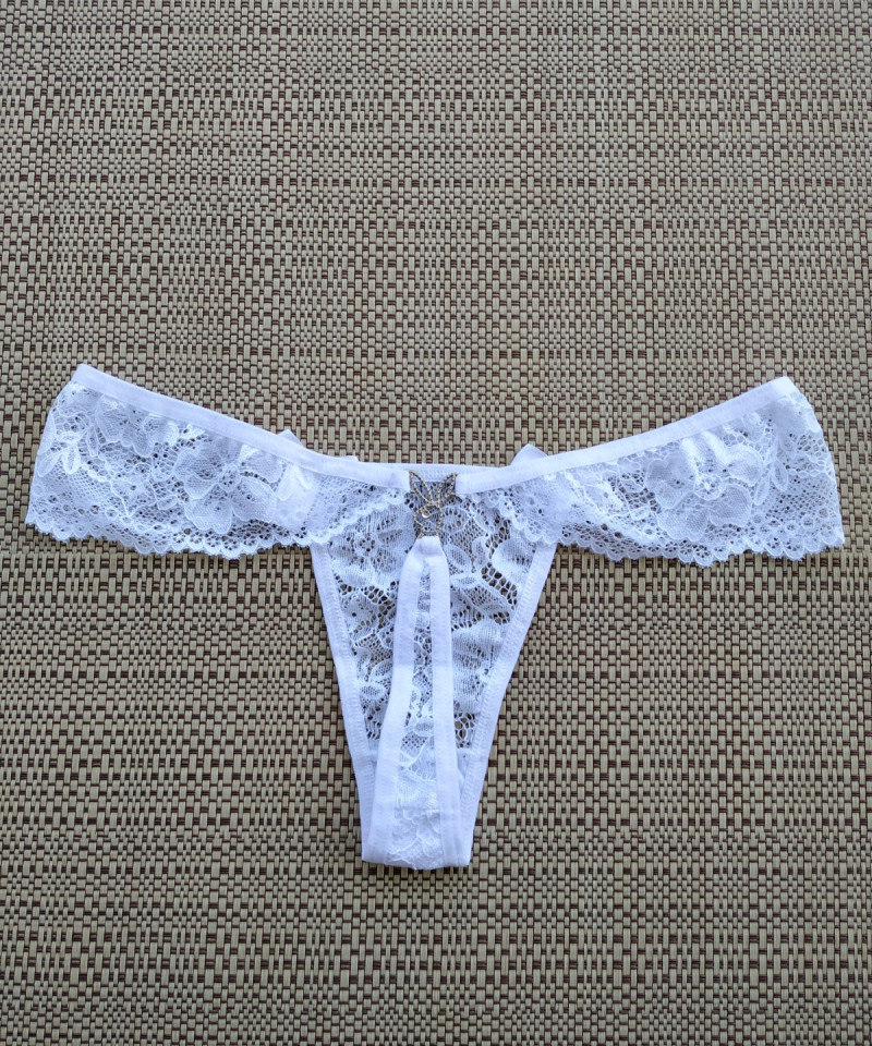 Calcinha Paloma 16 Calcinha Paloma branco costas