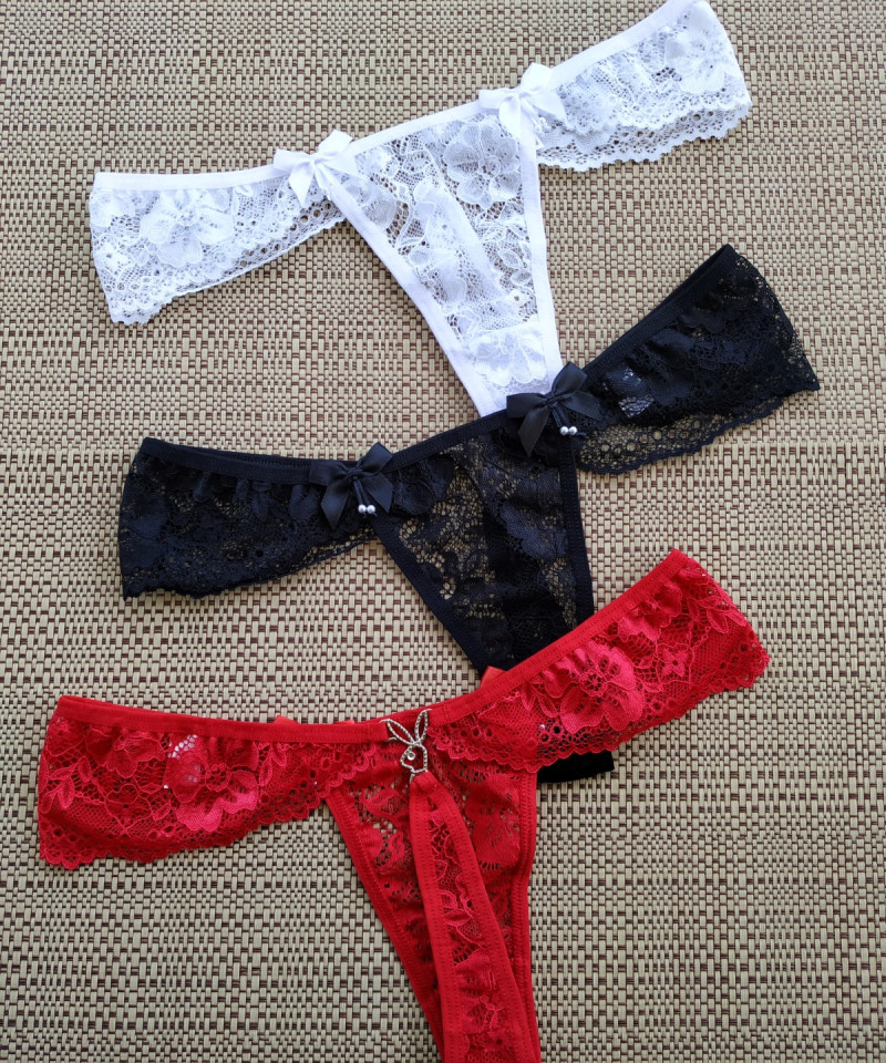 KIT 3 calcinhas Paloma fio dental sexy