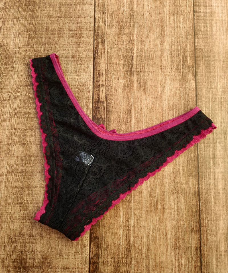 Calcinha Renda Tropicana jaipur costas