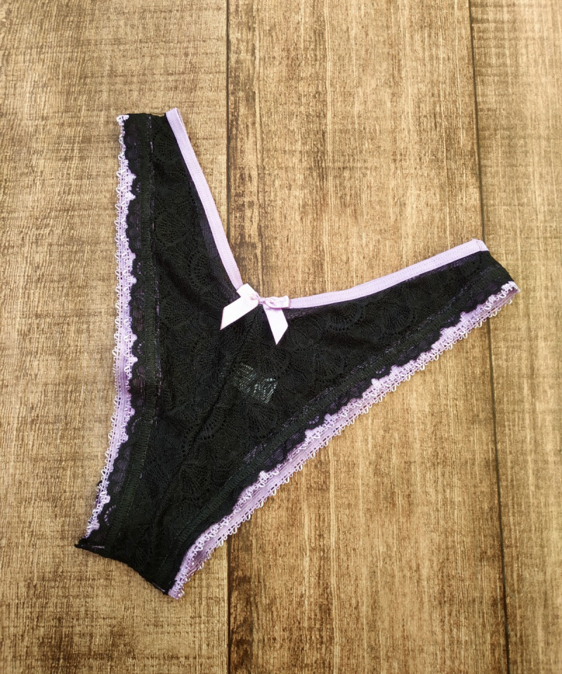 Calcinha Renda Tropicana - Lilás, M