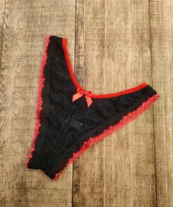 Calcinha Renda Tropicana - Vermelho, GG