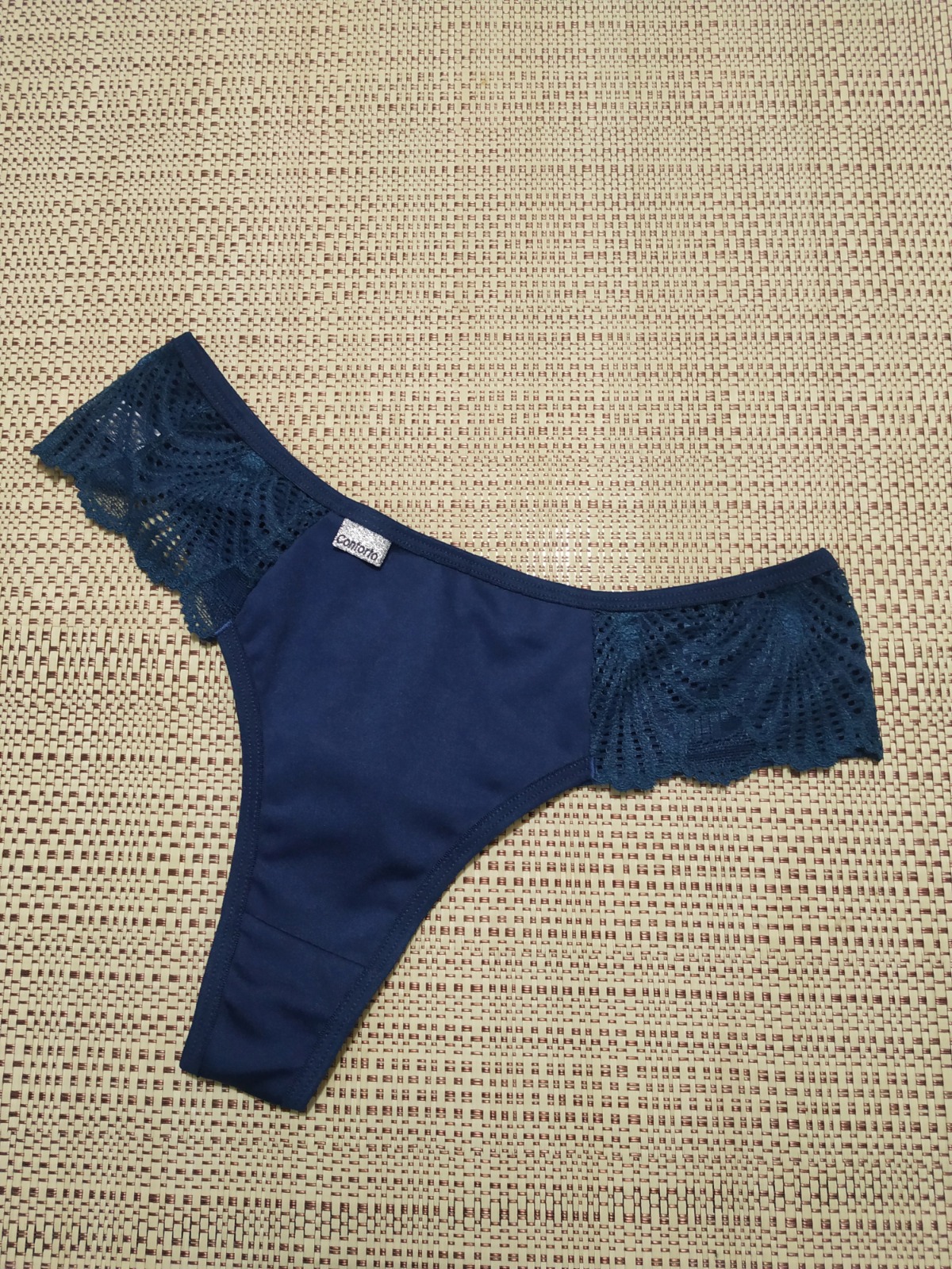 Calcinha Renda e Micro Dupla Solange - Marinho, P