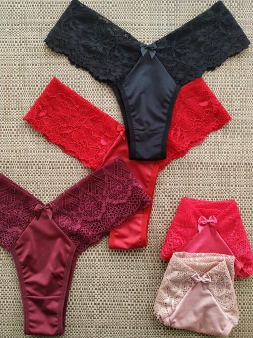 Calcinha Renda e Microfibra Jasmim atacado de roupa intima scaled scaled