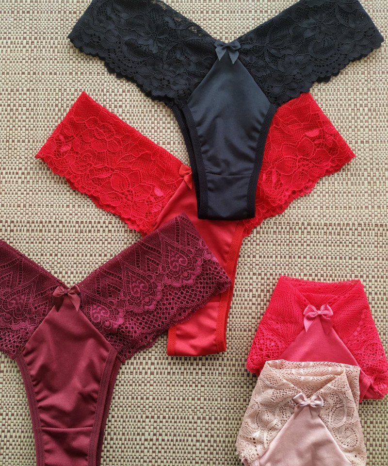 Calcinha Renda e Microfibra Jasmim atacado de roupa intima scaled scaled