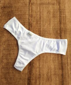 Calcinha Suede Eliana branco