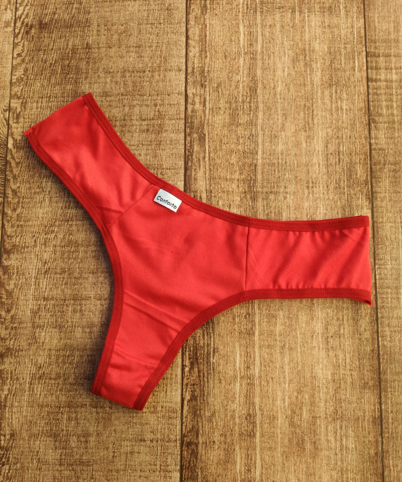 Calcinha Suede Eliana 11 Calcinha Suede Eliana rubi