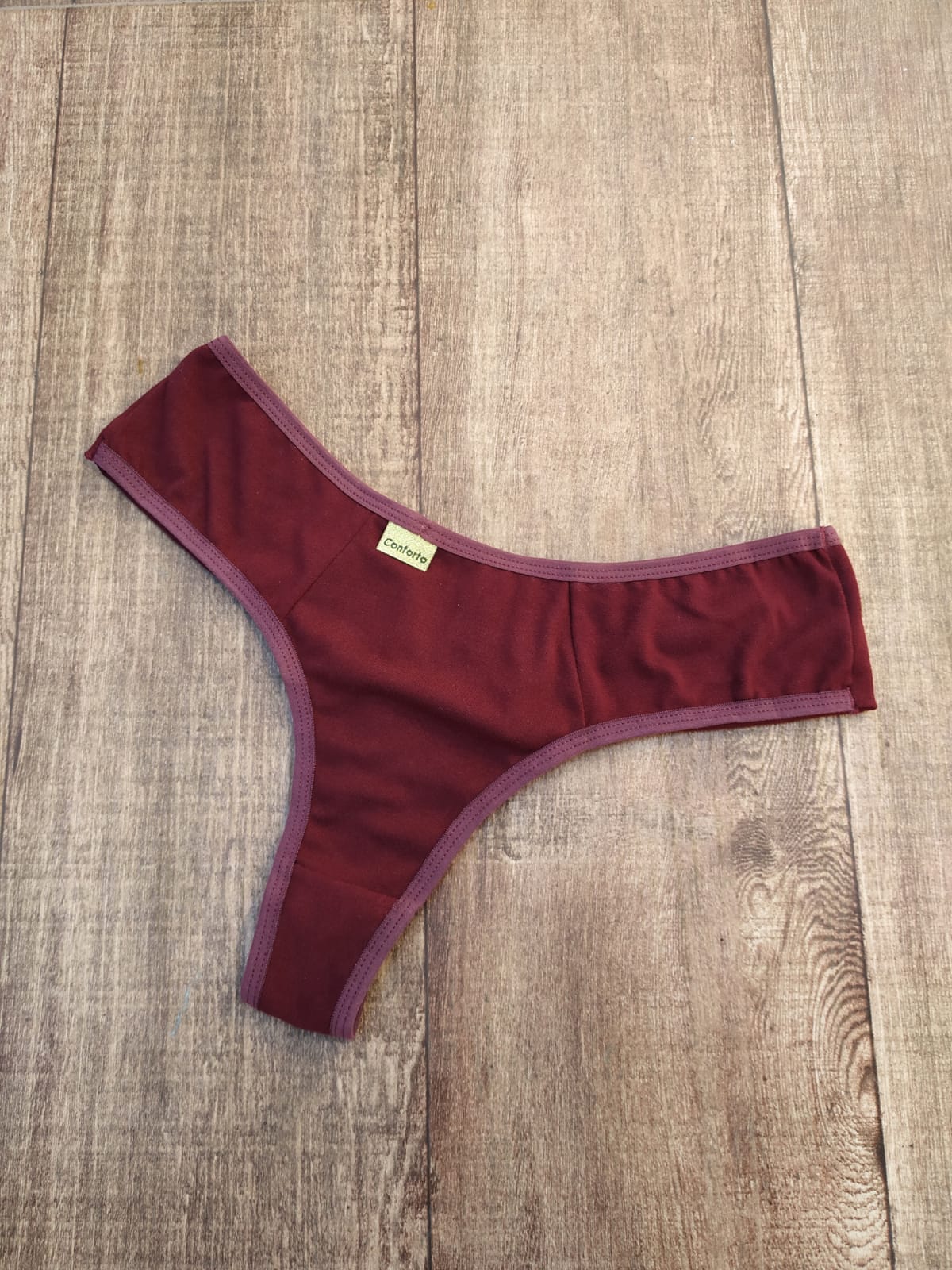 Calcinha Suede Eliana - Rubro, P