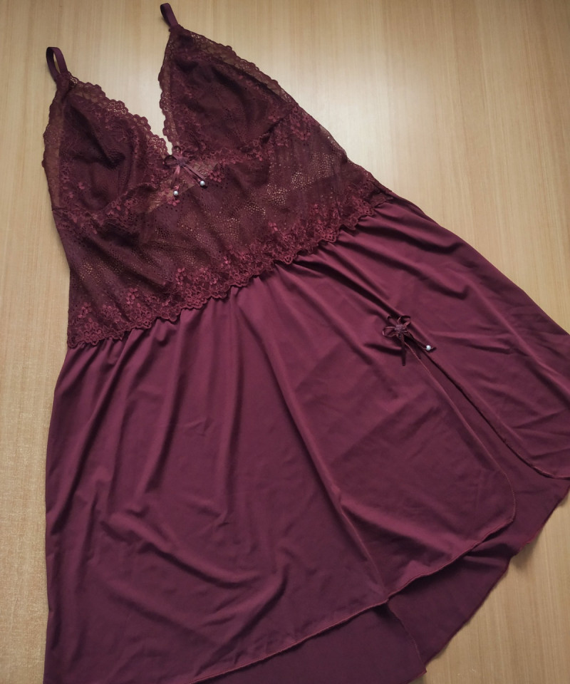 Camisola Plus Size Danyela - Rubro, 48