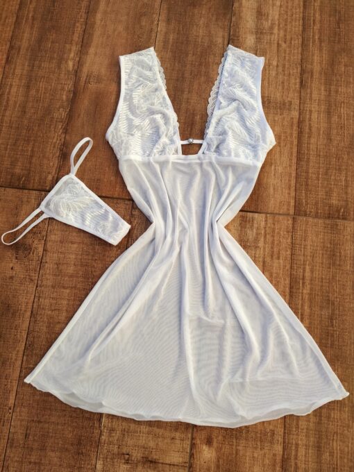 Camisola Renda e Tulle JOSY - Imagem 5
