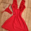 Camisola Renda e Tulle JOSY rubi
