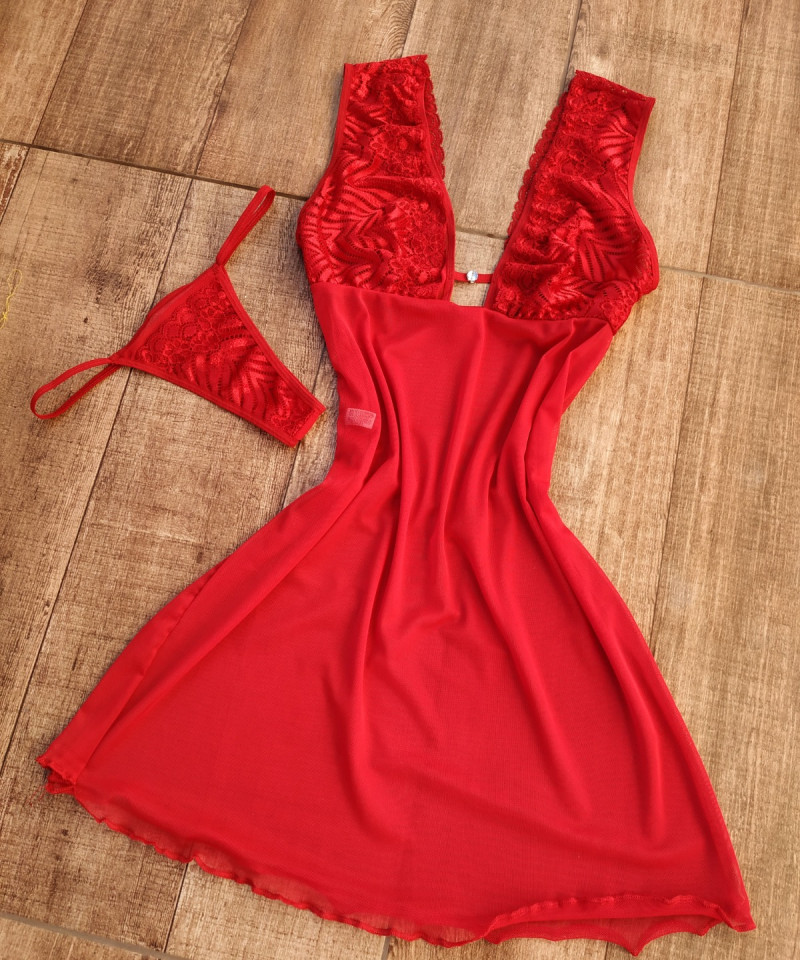 Camisola Renda e Tulle JOSY