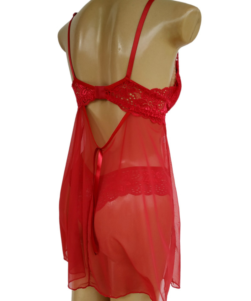 Camisola Rena e Tulle Sensuale blitz lingerie fabrica de lingerie  scaled