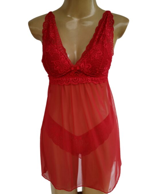 Camisola Rena e Tulle Sensuale blitz lingerie  scaled