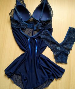 Camisola Rena e Tulle Sensuale blitz lingerie fabrica de lingerie distribuidora de lingerie lingerie atacado camisola scaled