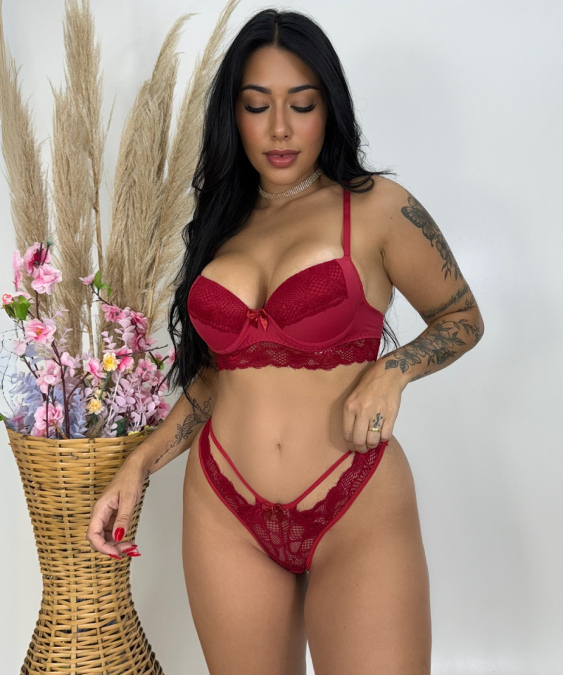 Conjunto Bia 12 Conjunto Bia rubi