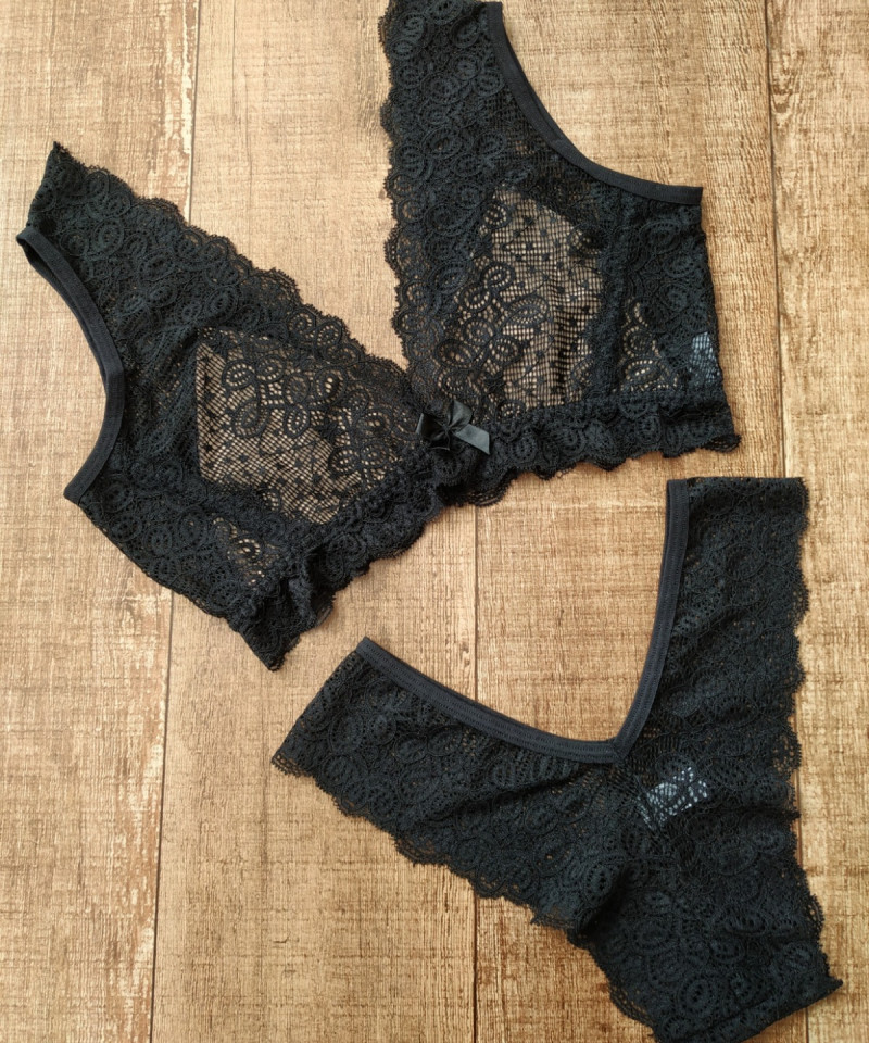 Conjunto Camila 15 Conjunto Camila preto