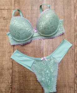 Conjunto Cibelle teos com lilas