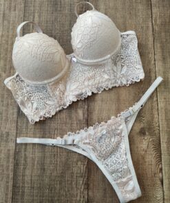 Conjunto Cropped Pandora - Nude, G