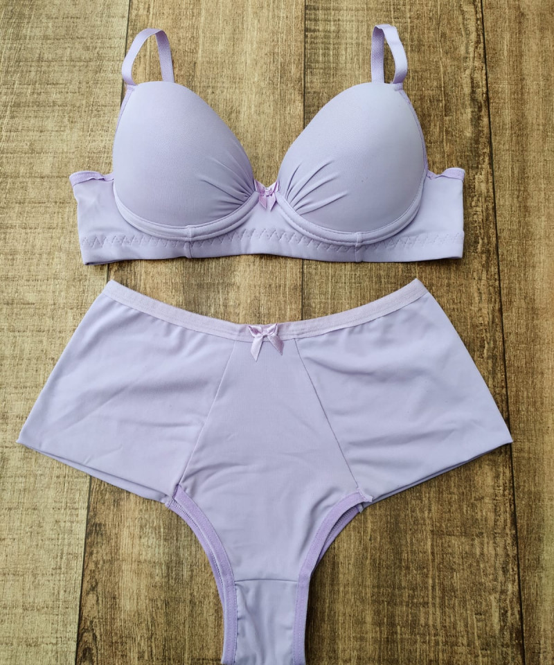 Conjunto Ingrid - Lilás, P