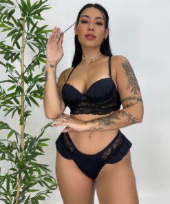 Conjunto Isis 17 Conjunto Isis preto