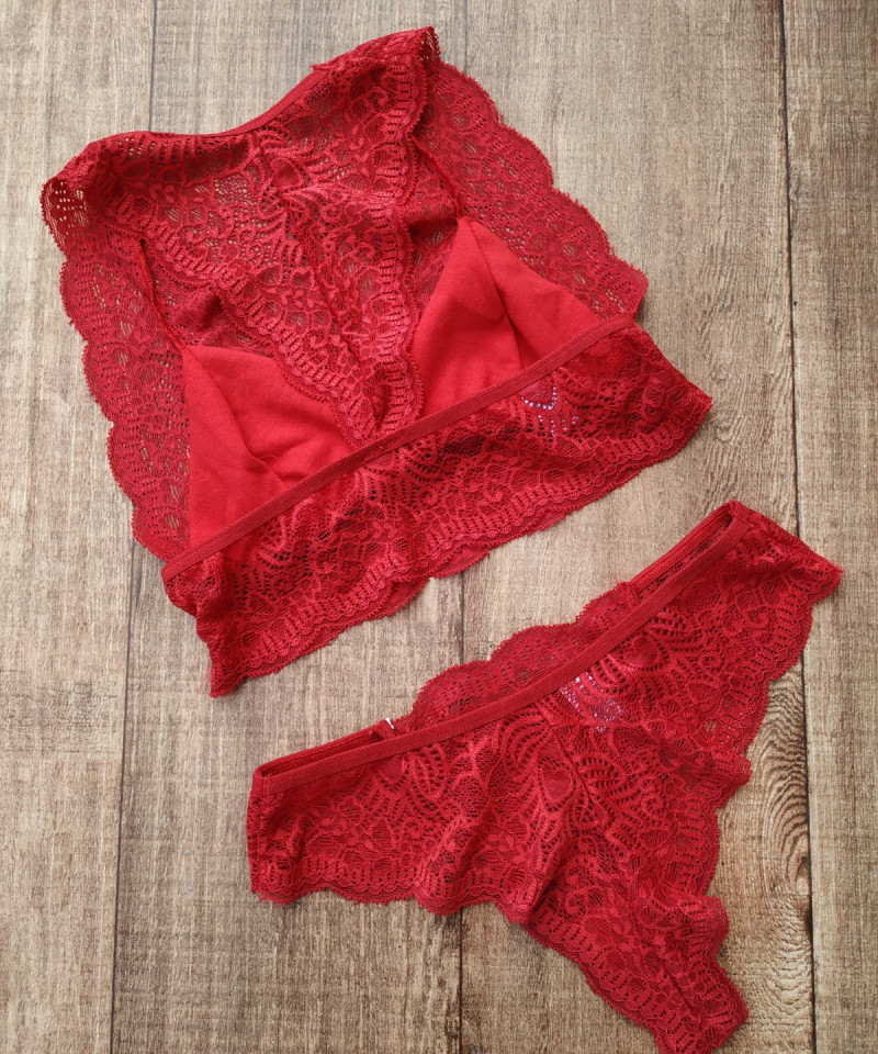 Conjunto Karine 13 Conjunto Karine forro rubi