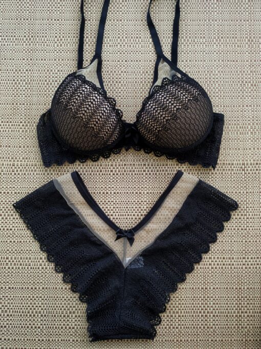 Conjunto Lavinia lingerie com renda scaled scaled