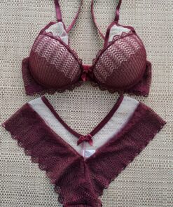 Conjunto Lavinia rubro fabrica de lingerie no atacado scaled scaled