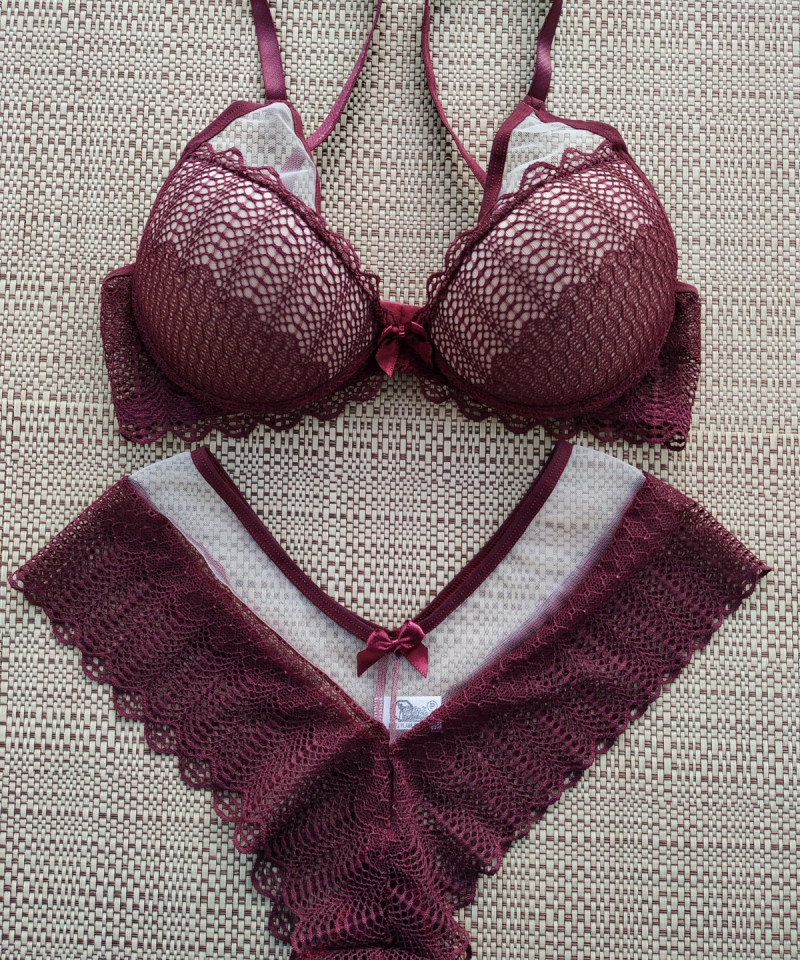 Conjunto Lavinia rubro fabrica de lingerie no atacado scaled scaled
