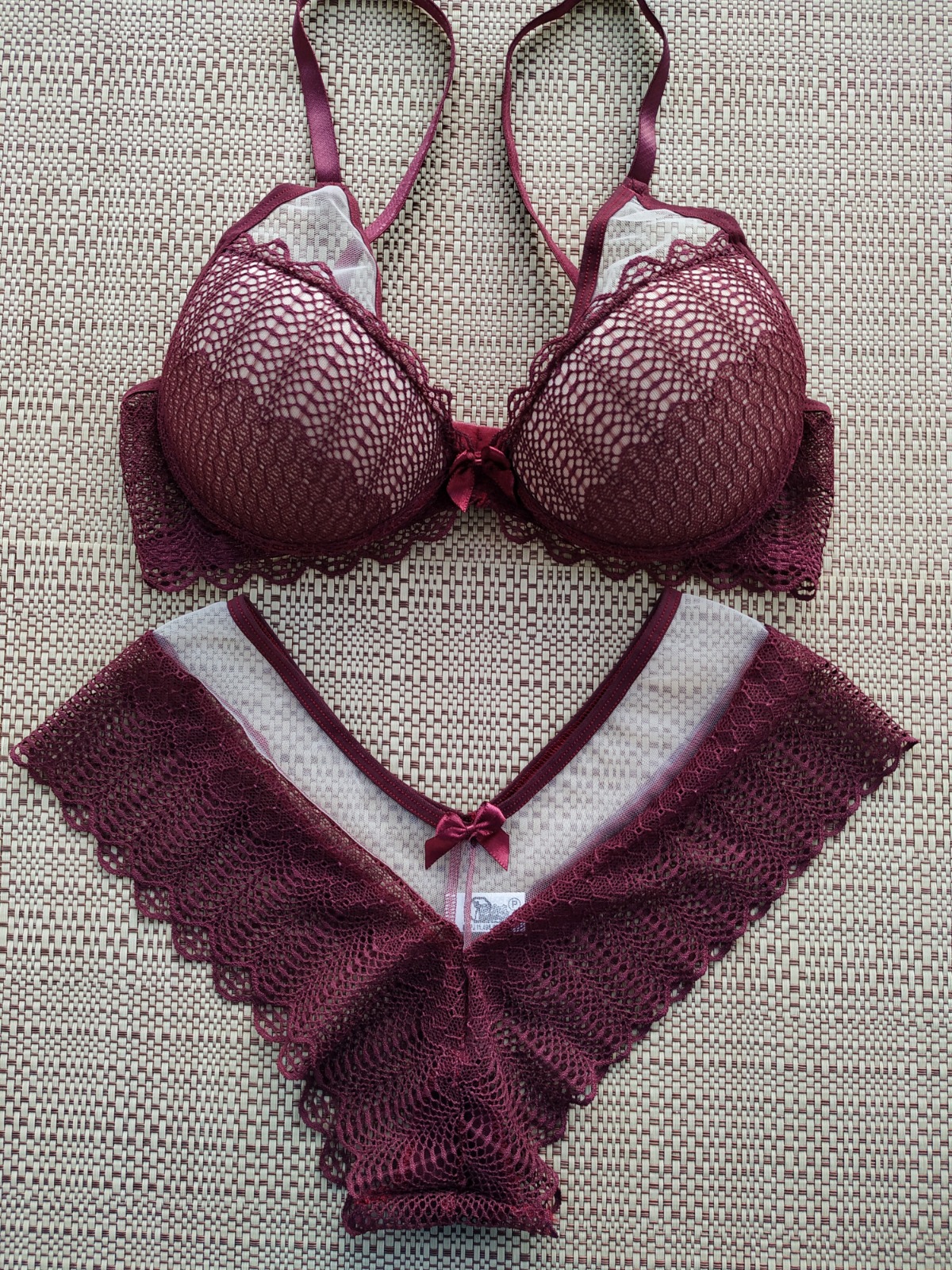 Conjunto Lavinia rubro fabrica de lingerie no atacado scaled scaled