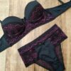 Conjunto Lorena preto jaipur detalhe