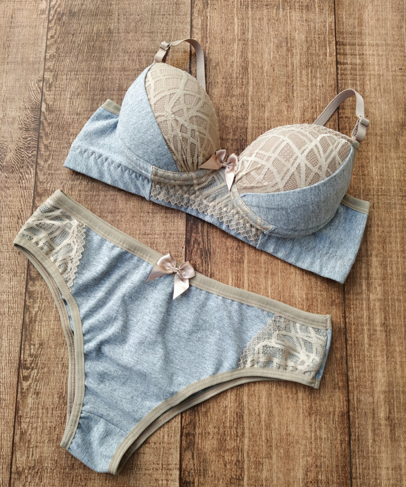 Conjunto Mescla Elisa chocolate