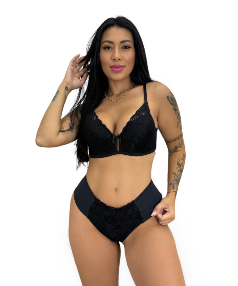 Conjunto Nubia preto