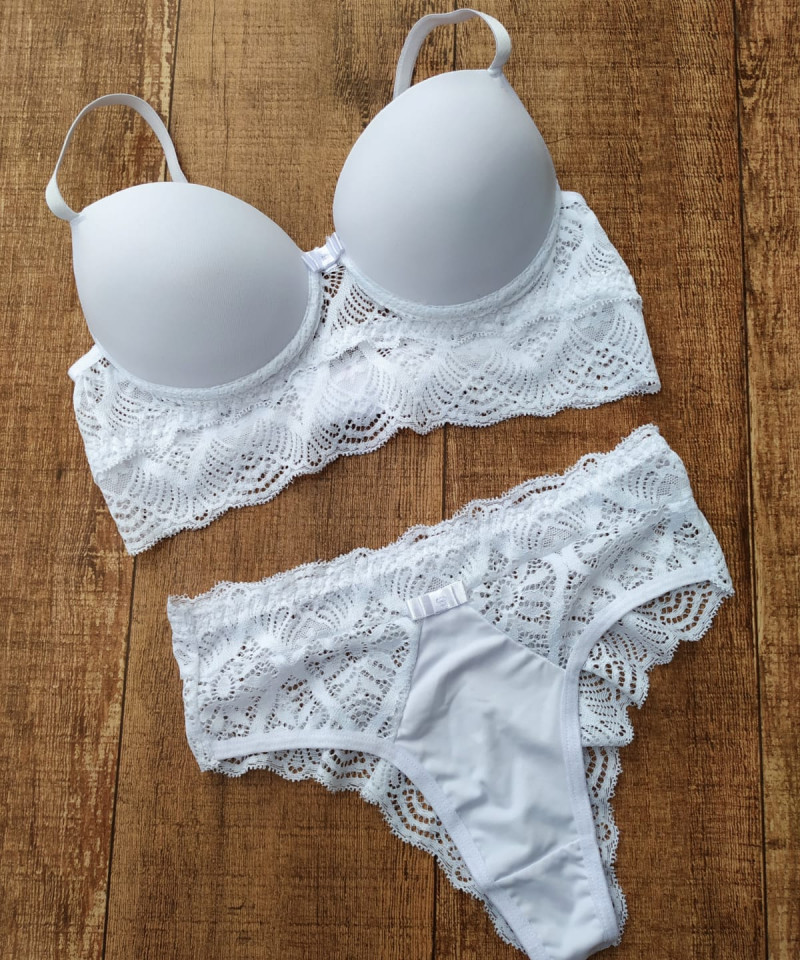 Conjunto Paris branco