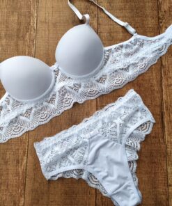 Conjunto Paris branco detalhe
