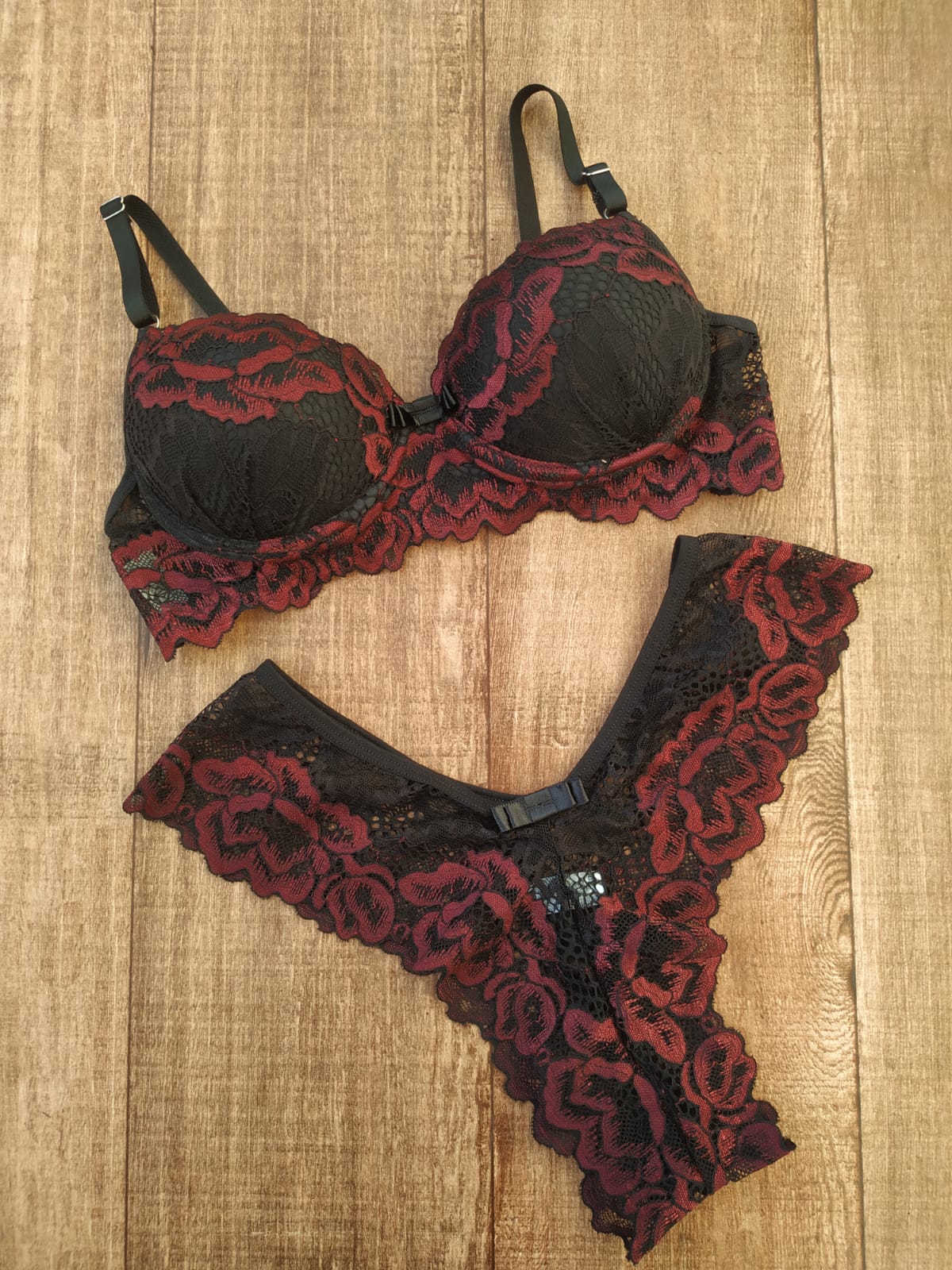 Conjunto Renda Bicolor Monica - Rubro, P