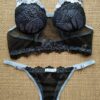 Conjunto Renda Julia preto