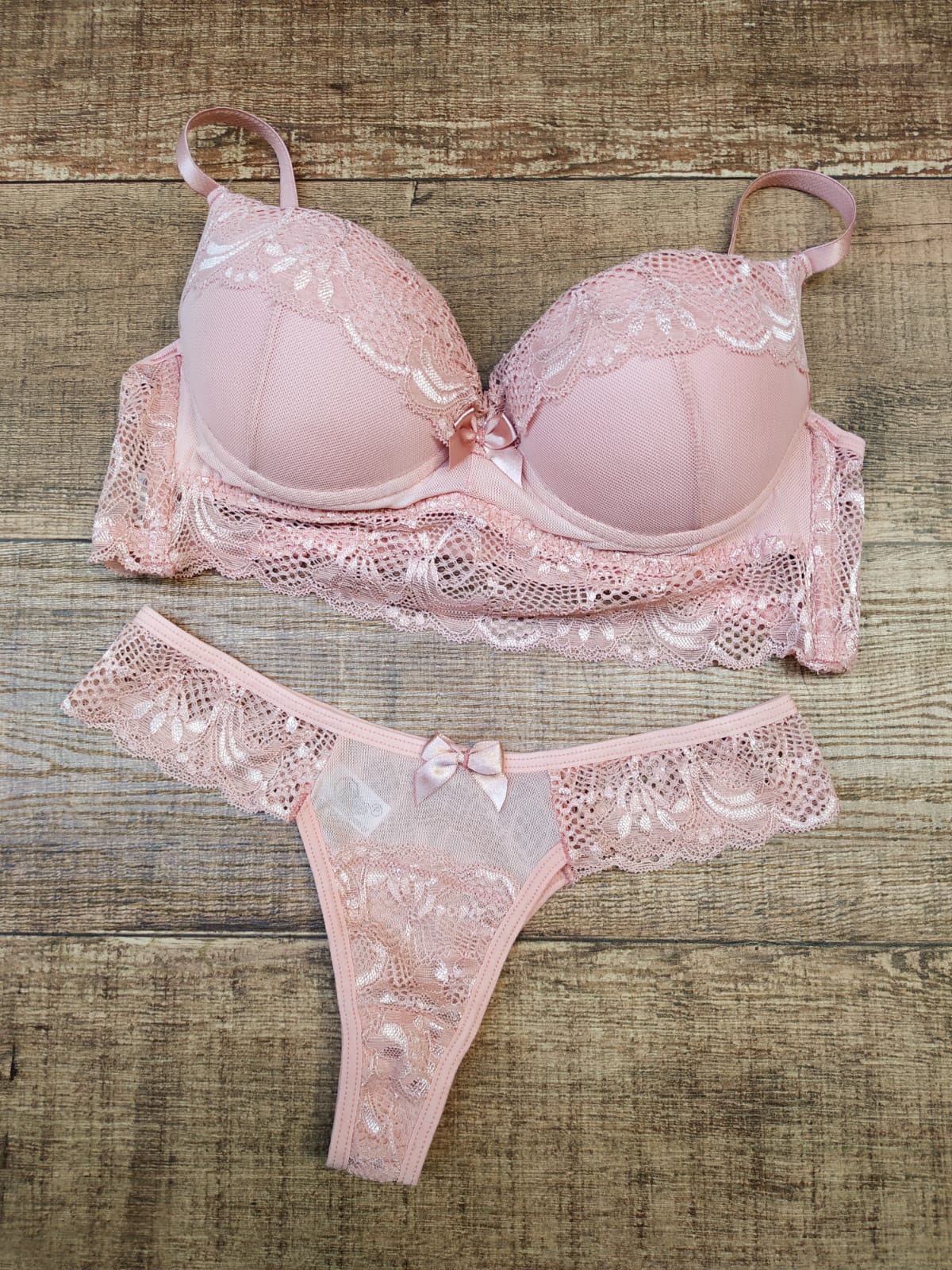 Conjunto Renda e Tulle Kelly - Romance, P