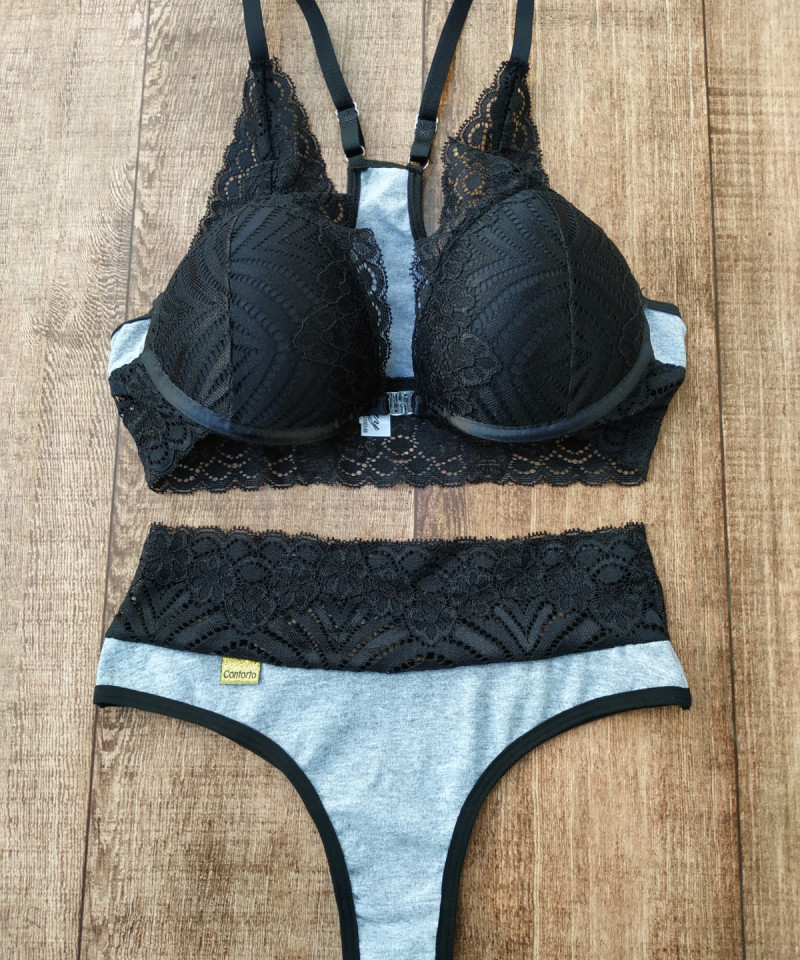 Conjunto Sidneia 17 Conjunto Sidneia preto