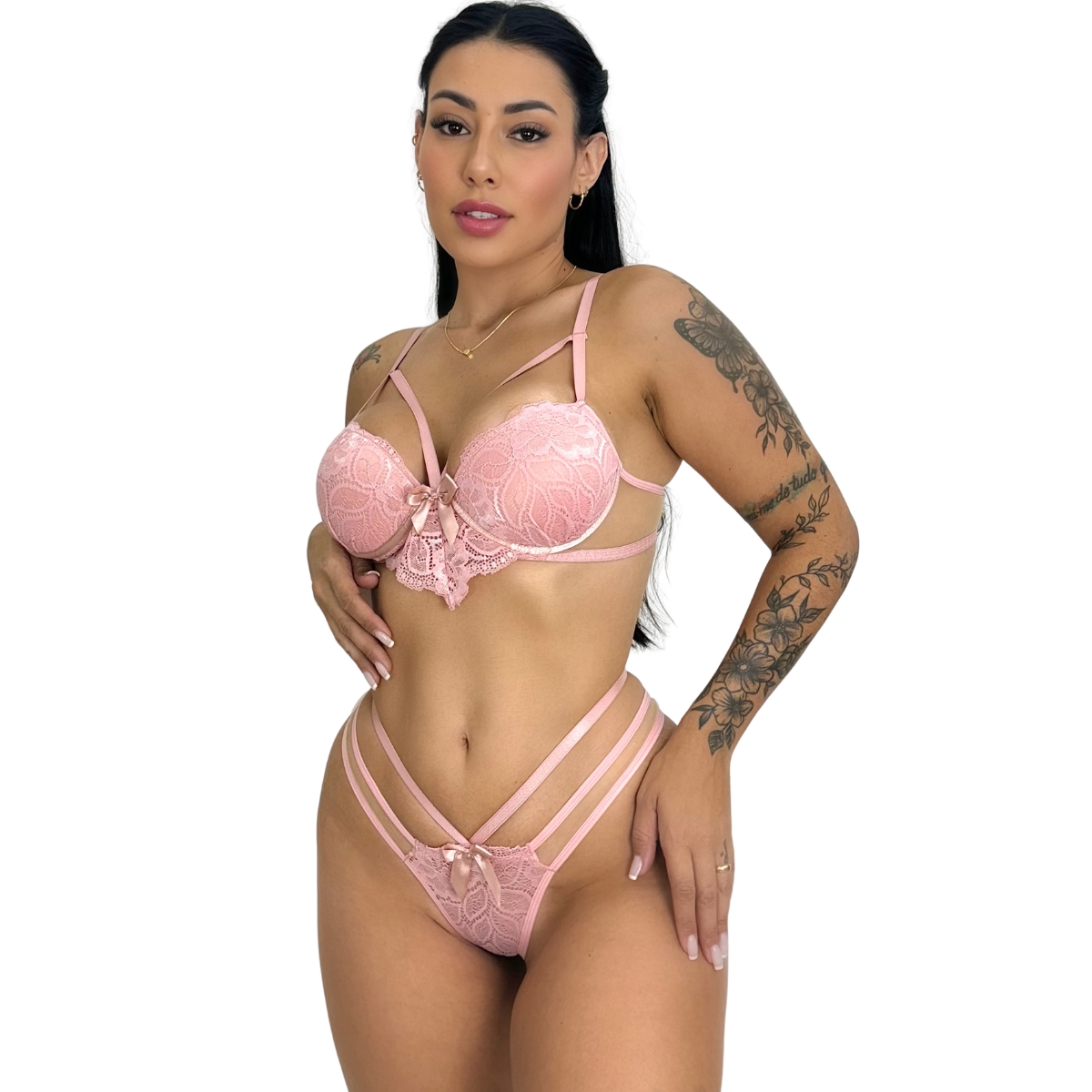 Conjunto Strappy com Tulle 9 Conjunto Strappy com Tulle - Imagem 7